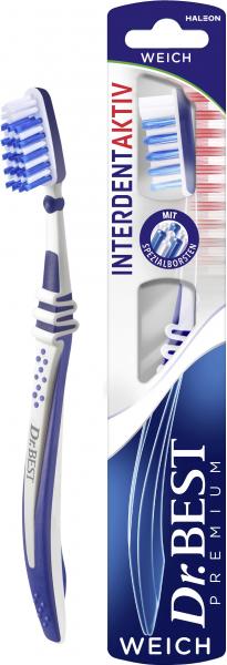 Dr. Best Zahnbürste Premium Interdent Aktiv weich