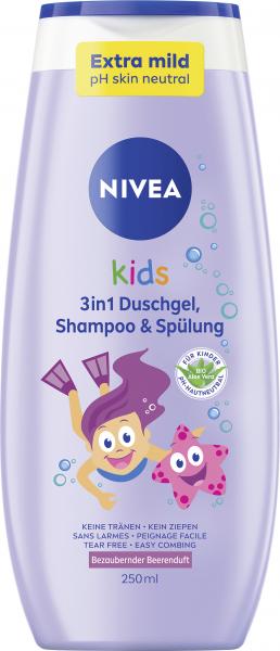 Nivea Kids 3 in 1 Duschgel, Shampoo & Spülung