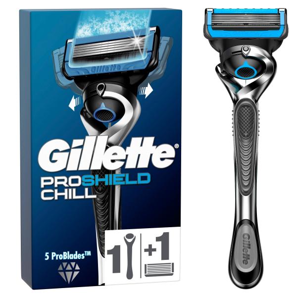 Gillette Fusion5 Proshield Chill Rasierer Herren