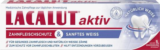 Lacalut aktiv Zahncreme Zahnfleischschutz & Sanftes