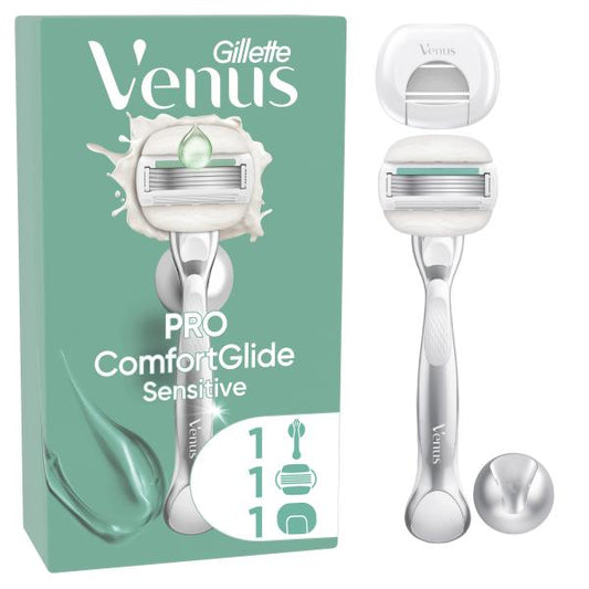 Gillette Venus Pro ComfortGlide Sensitive Rasierer mit 1 Klinge