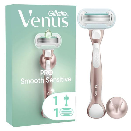 Gillette Venus Pro Smooth Sensitiv Rasierer mit 1 Klinge