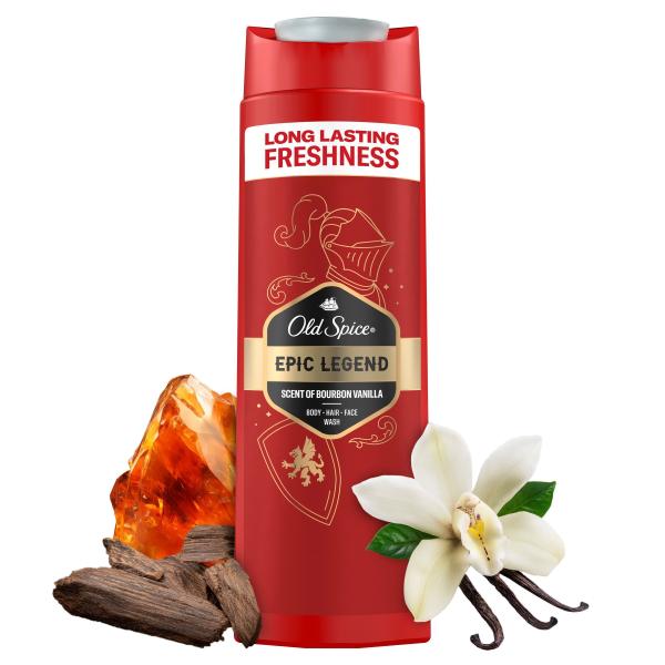 Old Spice Epic Männer 3-in-1 Haar-Gesicht-Körper-Shampoo