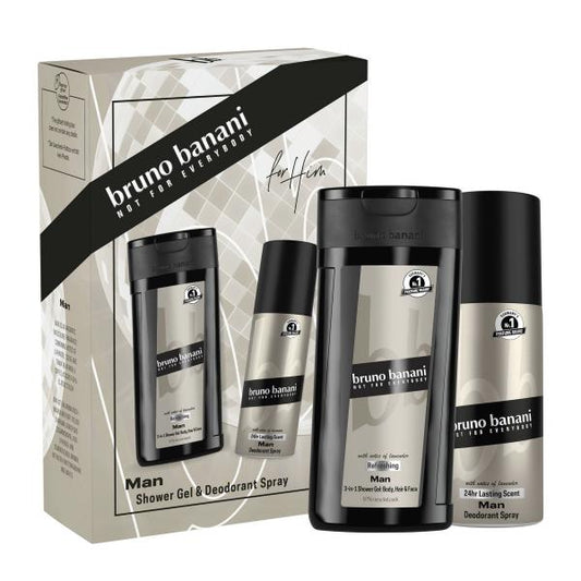 Bruno banani Geschenkset Man Shower Gel & Deodorant
