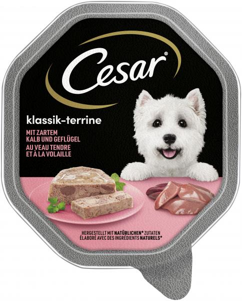 Cesar Klassik-Terrine mit zartem Kalb und Geflügel
