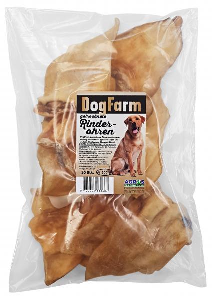 DogFarm Getrocknete Rinderohren