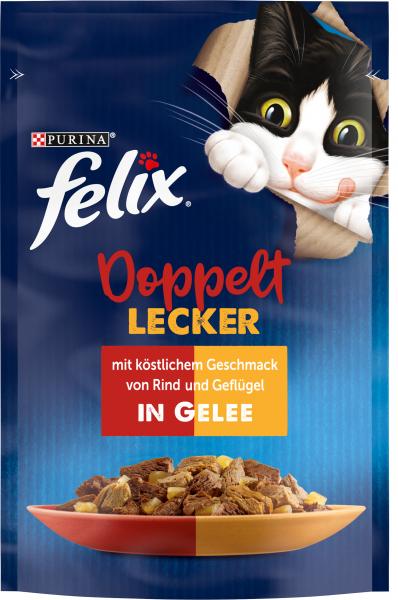 Felix Doppelt lecker in Gelee Rind & Geflügel