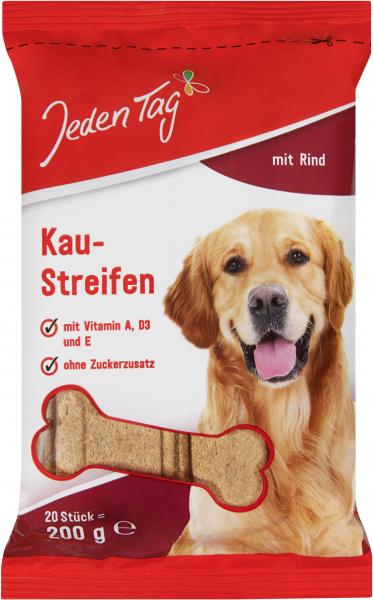 Jeden Tag Hund Kaustreifen Rind