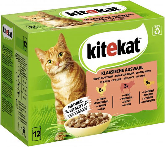 Kitekat Klassiche Auswahl in Sauce
