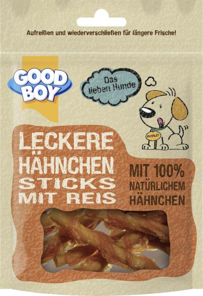 Good Boy Leckere Hähnchen Sticks mit Reis