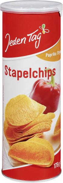 Jeden Tag Stapelchips Paprika Style