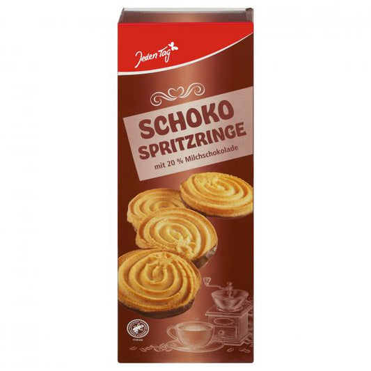 Jeden Tag Schoko-Spritzringe