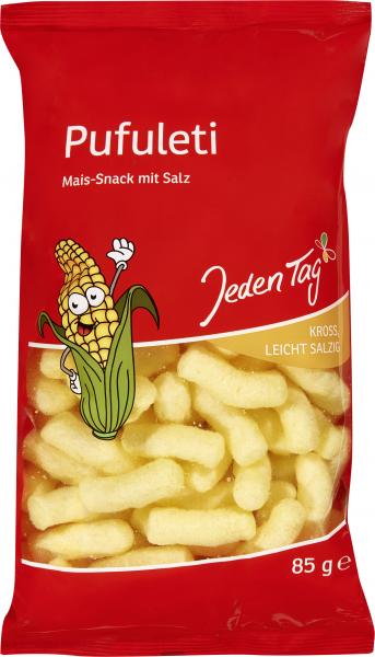 Jeden Tag Pufuleti Mais-Snack mit Salz