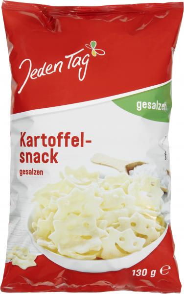 Jeden Tag Kartoffelsnack gesalzen
