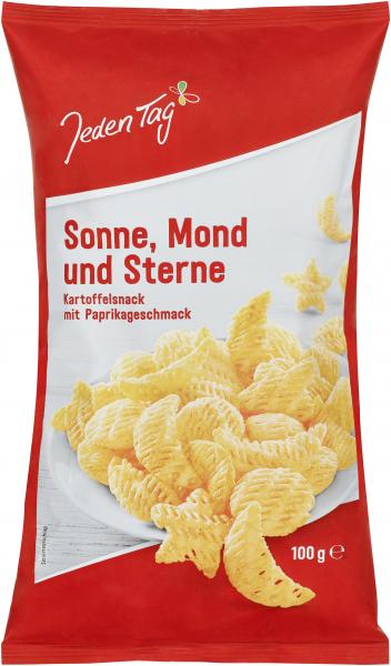 Jeden Tag Sonne, Mond und Sterne Kartoffelsnack