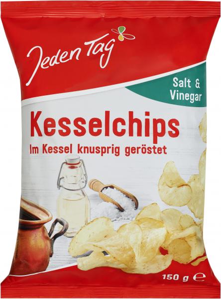 Jeden Tag Kesselchips Salt & Vinegar