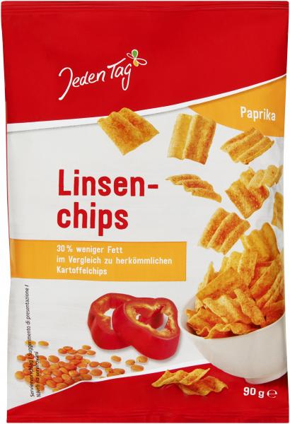 Jeden Tag Linsenchips Paprika