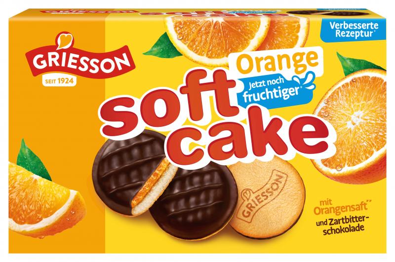 Griesson Soft Cake Orange Zartbitter