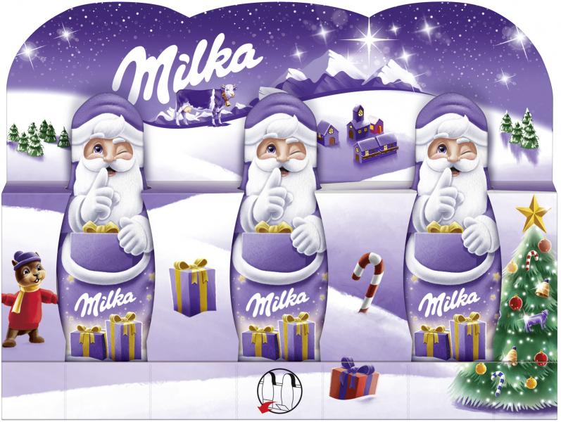 Milka Weihnachtsmann Alpenmilch
