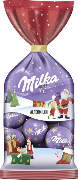 Milka Weihnachtskugeln Alpenmilch