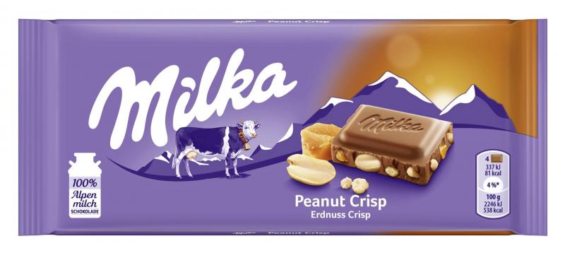 Milka Tafel Erdnuss Crisp