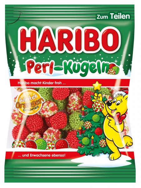 Haribo Perl-Kugeln Winter Orangen Geschmack