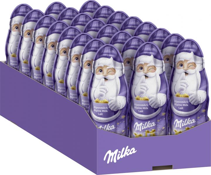 Milka Weihnachtsmann Alpenmilch