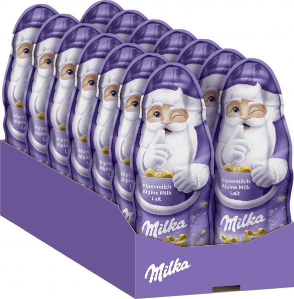 Milka Weihnachtsmann Alpenmilch
