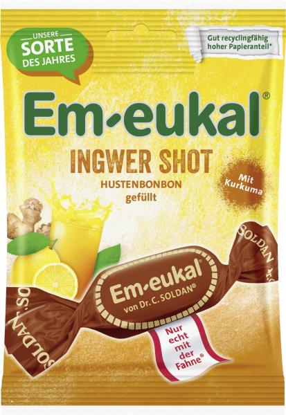 Em-eukal Hustenbonbons Ingwer-Shot mit Kurkuma