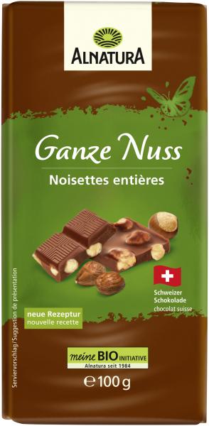 Alnatura Ganze Nuss Vollmilch Schokolade