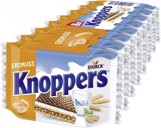 Knoppers Schnitte Erdnuss 8er