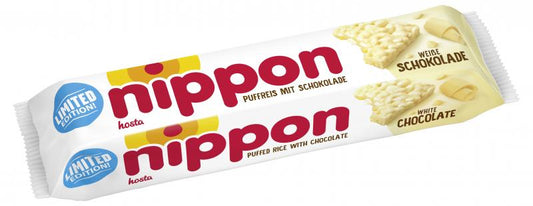 Nippon Puffreis mit weißer Schokolade