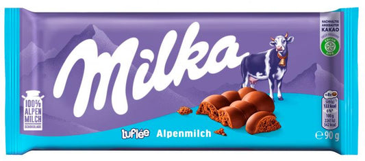 Milka Tafel Luflée Alpenmilch