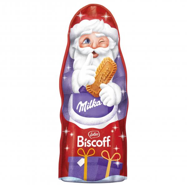 Milka Weihnachtsmann Biscoff