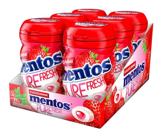 Mentos Kaugummi Pure Fresh Erdbeere