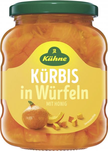 Kühne Kürbis in Stückchen