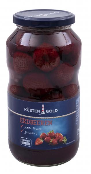 Küstengold Erdbeeren gezuckert
