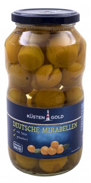 Küstengold Deutsche Mirabellen mit Stein gezuckert