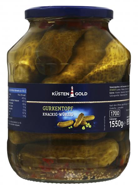 Küstengold Gurkentopf knackig-würzig
