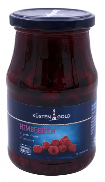 Küstengold Himbeeren gezuckert