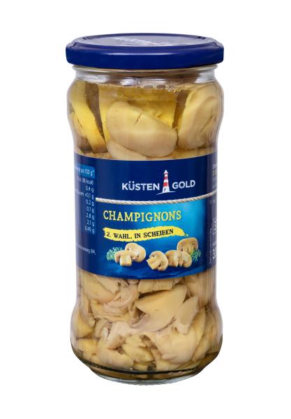 Küstengold Champignons in Scheiben 2. Wahl
