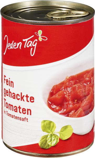 Jeden Tag Fein gehackte Tomaten