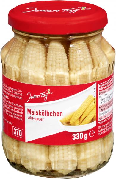 Jeden Tag Maiskölbchen süß-sauer