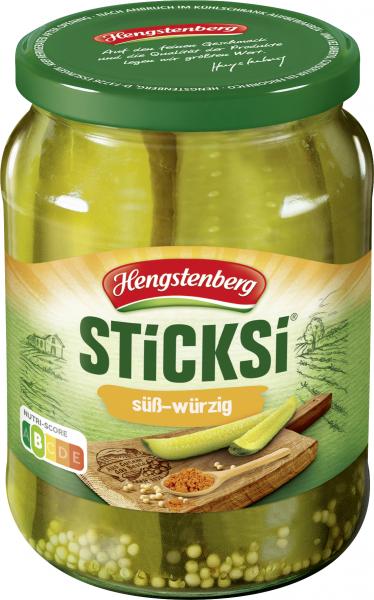 Hengstenberg Sticksi Gurkenviertel süß-würzig