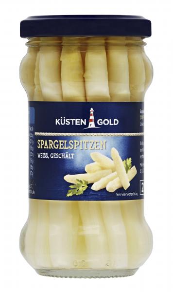 Küstengold Spargelspitzen geschält