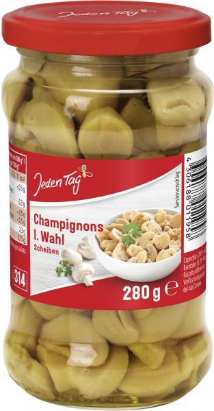 Jeden Tag Champignons in Scheiben I. Wahl