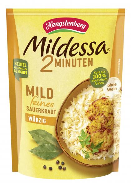 Hengstenberg Mildessa Mild feines Sauerkraut 2 Minuten