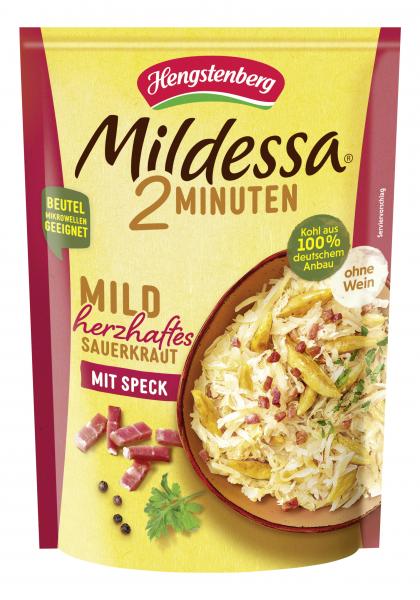 Hengstenberg Mildessa Mildes Sauerkaut mit Speck