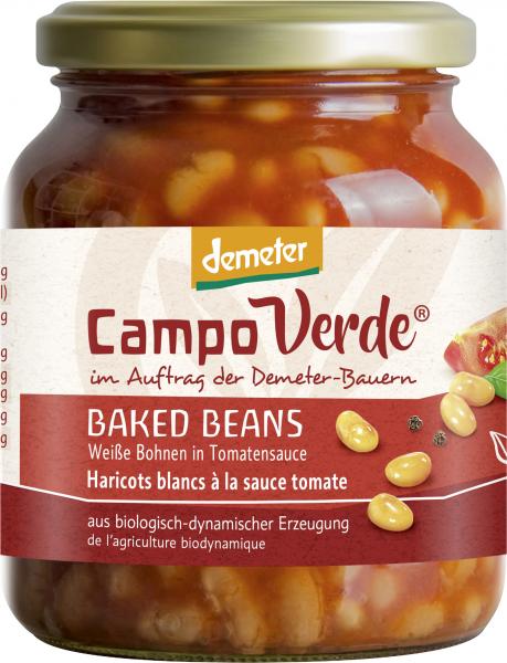 Campo Verde Demeter Baked Beans Weiße Bohnen in Tomatensauce