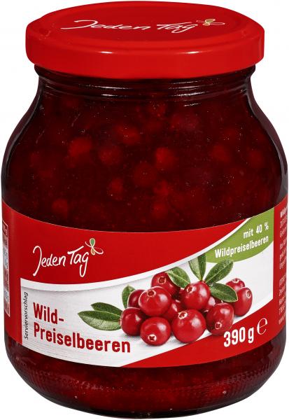 Jeden Tag Wild-Preiselbeeren
